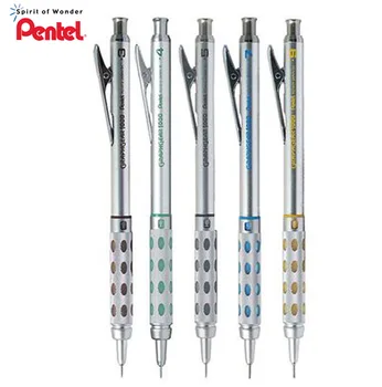Pentel profesinės piešimo veiklos automatinis pieštukas 1pcs PG1015 (13.17.19) 0,3 mm/0,5 mm/0,7 mm/0,9 mm metalo penholder