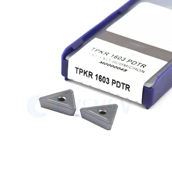TPKR 1603 PDTR TPKN 1603 PDTR 30 Aukštos kokybės CNC tekinimo Karbido lydinio įdėklai, pjovimo Frezavimo CNC Tekinimo įrankiai, Frezavimo įdėklai