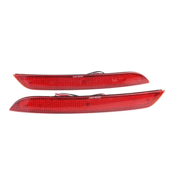 ANGRONG Galinio Bamperio Atšvaito LED Raudonos spalvos Stabdžių Sustabdyti Uodegos Šviesos, BMW 520d 520i 523i 525d 528i