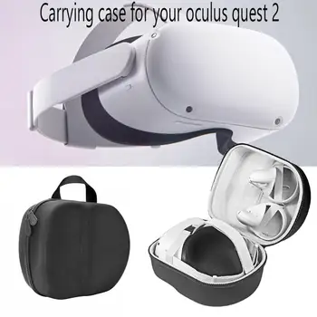 Aukštos Kokybės EVA Saugojimo Bylos Apsauga, Krepšys VR Akinius Organizatorius Oculus Quest/ Quest2 All-in-one VR Saugojimo Krepšys