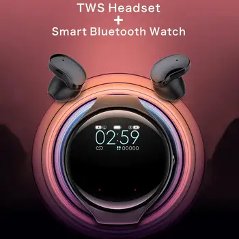 Smart Watch Vyrų Kraujo Spaudimo Matavimas Vandeniui IP67 Smart Watch Moterys 2 In 1 Kolonėlė 