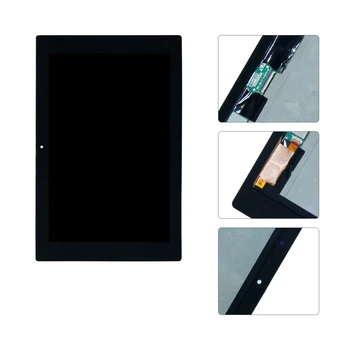 Jutiklinio Ekrano skaitmeninis keitiklis Stiklo LCD Ekranas skydų Surinkimo Sony Xperia Tablet Z2 SGP511 SGP512 SGP521 SGP541 +Įrankio