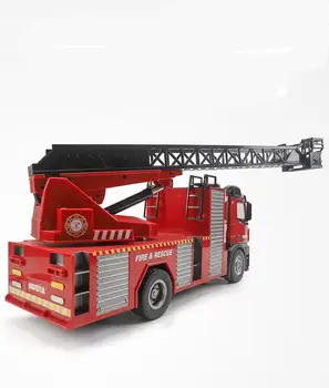 HUINA 1561 HUINA 1562 Profesinės 22CH R/C Kopėčių Lauke Vandens Purškimo Fire Truck Mašiną ant Nuotolinio Valdymo Žaislai Automobilių Kalėdų Dovana