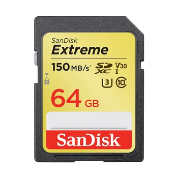 SanDisk Extreme sd kortelę Class10 SD Kortelė 32 GB, 90MB/s greičiausias Atminties kortelės Canon 64GB SDHC/SDXC 128GB Atminties korteles vaizdo Kamera