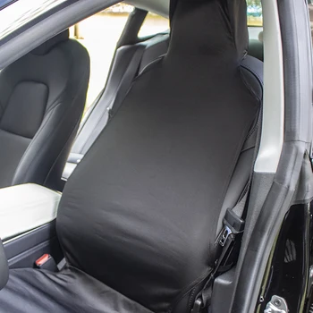 Už Tesla Model 3 Automobilių Priekinės Sėdynės Padengti Vandeniui Automobilio Vairuotojo Sėdynės Apima Anti-dulkių Mat Raštas Rankovės