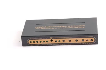 Digital Audio Toslink Skaitmeninis Koaksialinis HDMI Garso Embedded&Extractor į HDMI+LR ARC Garso 3D+4K+1080P+5.1 CH+2.0 CH pc HDTV 040M1-