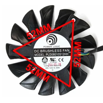 2vnt/Komplektas 75mm DC 12V 0.35 A 4Pin Dual Fan, kaip Pakeisti MSI Twin Frozr III Graphics Vaizdo plokštės Aušinimas