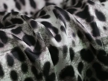 100cm*150cm Leopard Medžiaga Minkštas Krepo Satino Audinio Suknelė Minkštas