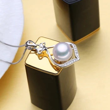 FENASY Bohemijos Karoliai, Perlų Papuošalai karoliai, pakabučiai Pearl mados prekės ženklo grandinės karoliai moterų Natūralių perlų vėrinį