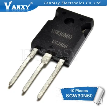10vnt SGW30N60 TO-247 G30N60 TO247 IGBT 600V 30A