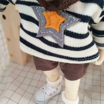1/4 1/6 bjd kūdikių drabužiai SD lėlės drabužiai atsitiktinis megztinis šortai bendrus lėlės drabužių priedai vaikams, žaislai