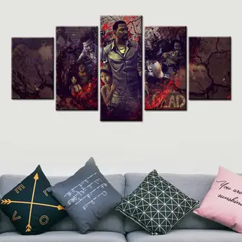The Walking Dead Signalinė Žaidimų Serijos Clementine plakatų ir grafikos Paveikslai Tapyba Sienos Menas Nuotraukų Vaikams Namų Dekoro