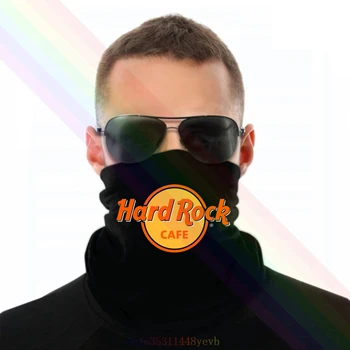 Hard Rock logotipą, Kavinė Logotipą, Juoda 2020 Naujausias Lankelis Šalikas Bandana Kaklo Šilčiau Unisex