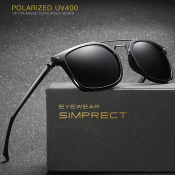 SIMPRECT 2021 Ultralight TR90 Poliarizuoti Akiniai nuo saulės Vyrams UV400 Aukštos Kokybės Anti-Glare Vairuotojo Aikštėje Saulės Akiniai Vyrams Oculos