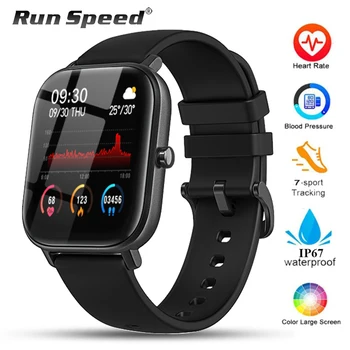 P8 Smart Watch Vyrai Moterys IP67 atsparus Vandeniui Fitness Tracker Sporto Širdies ritmo Monitorius Full Touch Smartwatch už Amazfit Gts Xiaomi