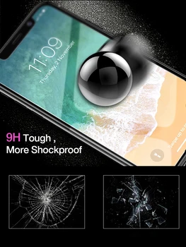 100vnt 2.5 D 9H Grūdintas Stiklas iPhone 12 Mini Pro 11 Max XS XR X 8 7 6 6S Plus SE 5 5S Screen Protector, Skydas Guard Filmas