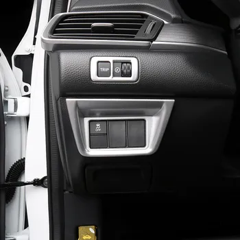 Automobilio centrinio valdymo kairėje mažesnis žibintų reguliavimas dekoratyvinis rėmelis vidaus apdaila, apdaila už Honda Accord 10 2018 2019
