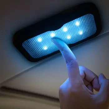 Automobilio Salono Lengvųjų Automobilių Lubų Skaitymo Šviesos Magnetas Lempos Universalus USB Įkrovimas