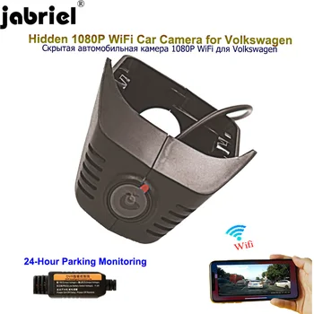 Jabriel Paslėptas 1080P Wifi brūkšnys fotoaparato automobilių dvr Volkswagen Tiguan 