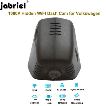 Jabriel Paslėptas 1080P Wifi brūkšnys fotoaparato automobilių dvr Volkswagen Tiguan 