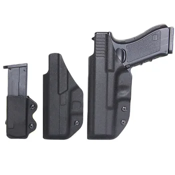 IWB Kydex Airsoft pistoletas Pistoletas, Dėklas, Skirtas Glock 17 31 43 43X Dėklai Nuslėpė Atlikti Su 9mm Mag Dėklas Medžioklės Reikmenys