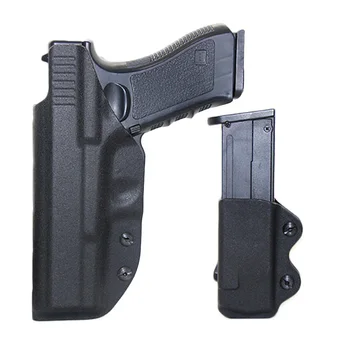 IWB Kydex Airsoft pistoletas Pistoletas, Dėklas, Skirtas Glock 17 31 43 43X Dėklai Nuslėpė Atlikti Su 9mm Mag Dėklas Medžioklės Reikmenys