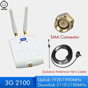 ZQTMAX UMTS WCDMA 2100mhz 3G mobiliojo ryšio Signalo Kartotuvų Pilnas Komplektas 3G Tinklas Stiprintuvas Stiprinti 2100 Interneto Balso Skambučių Stiprintuvas