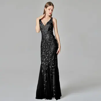 2020 FENTEFEN Plus Size Vakaro Šalis Dresses prom dresses Priimančiosios Kostiumai chalatas de soiree vestidos Undinė HS-0004