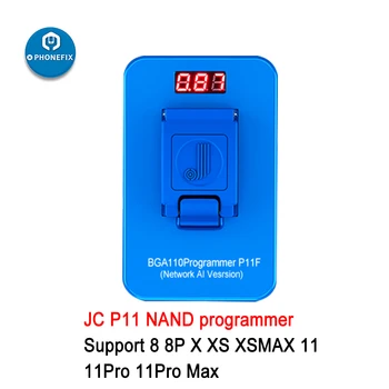 JC P11 BGA110 Programuotojas iPhone 8/8P/X/XR/XS/XS MAX 11 pro MAX NAND Flash BGA110 NAND SYSCFG Duomenų Pakeitimo & Parašyti