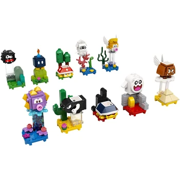 LEGO 71361 Super Mario Simbolių Pak Serijos Paketas, Kolekcines, Žaislų (7 X Paslaptis, Maišeliai) Kiekvienas Maišelis Yra Vienas Atsitiktinis Statulėlės