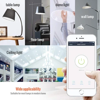 Pritemdomi 15W E27 B22 WiFi Smart Lemputės, LED Lempos App Veikia, Alexa, Google 