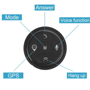 LEEPEE Belaidžio Automobilio Vairo Valdytojas Muzikos GPS Navigacija Radijo Nuotolinio Valdymo pultelio Mygtukus 10 Klavišus Auto Priedai