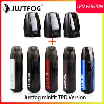 Vape Pod Kit Justfog minifit Rinkinys 370mAh TGD Versija Vape Starter Kit & 1.6 ohm POD vape priedai vs JUSTfog q16/ ct rinkinys