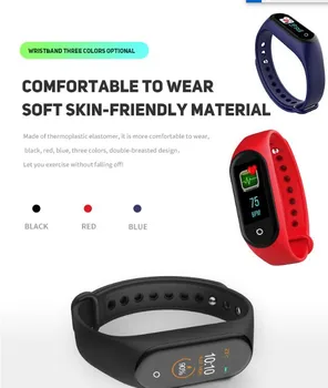 M4 Smart Juosta Fitneso Apyrankę Smartband smart apyrankę Smart Watch 