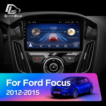 Prelingcar Android 10.0 NE DVD 2-Din Automobilio Radijo Multimedia Vaizdo Grotuvas, Navigacija, GPS Ford Focus 3 2012-M. Octa-Core 4G