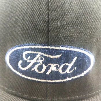 Unisex Medvilnės Automobilio Logotipas rezultatų Beisbolo kepuraitę skrybėlė Ford Automobilių skrybėlę Beisbolo kepuraitę Snapback Mados Tėtis Skrybėlės