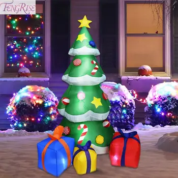 Kalėdų Pripučiami Medis Su LED Žibintai, Kalėdų Dekoracijos Namuose Kalėdų Dovanos Cristmas Dekoro Noel Laimingų Naujųjų Metų 2020 m.