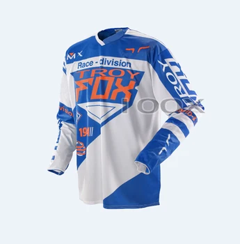 2018 TROJOS Fox MX Jersey Motokroso Dirtbike ATV Offroad MTB Mens Pavarų Lenktynių 360 marškinėliai