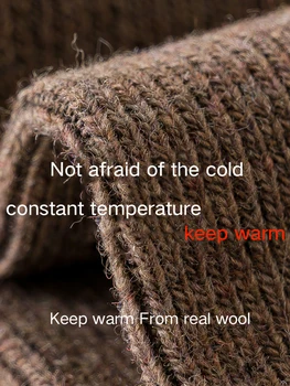 Moterų Vilnos Kojinės Rudens žiemos Tirštėti išlaikyti šiltas, Vidurinis cilindras Grynas Ilgas Kojines kaupiamiesiems moterų kojinės aukštakulniais kojinės