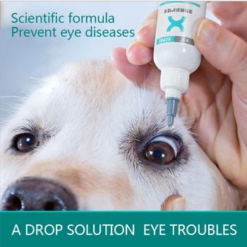 Akių lašai naminių kačių ir šunų akių uždegimas uždegimas pūliai, antibakterinis ir anti-uždegiminių konjunktyvitas kačių akių lašai