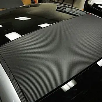 3D Automobilių Lipdukas Juodas Anglies Pluošto Vinilo Plėvelė atspari Vandeniui Automobilio Stilius Wrap Auto Transporto priemonės Išsamiai Lipdukai Automobilio Interjero Priedai