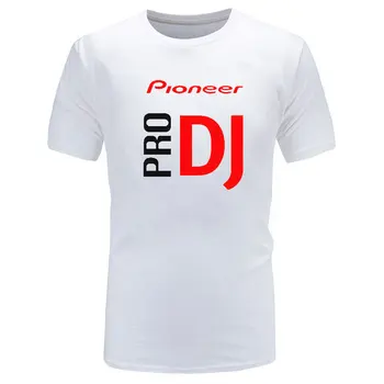 Nauji marškinėliai vyrams 2020 naujas mados Pionierius DJ laiškas išspausdintas mados apvalios kaklo marškinėliai vyrams trumpomis rankovėmis T-shirt