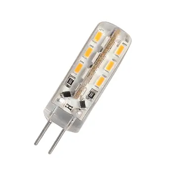 10vnt 1.5 W Dimable G4 LED Bi-pin Žibintai 24 Led 3014 DC 12V Šiltai Balta Šalta Balta Namo Apšvietimas