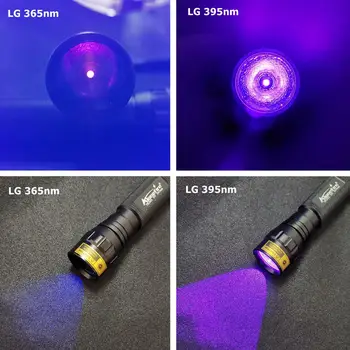 AloneFire SV004 LG Ultra Violet gydant 10W Šviesos Didelės Galios 365nm uv žibintuvėlis Juodas UV Šviesos Augintinio Šlapimo Dėmes Detektorius
