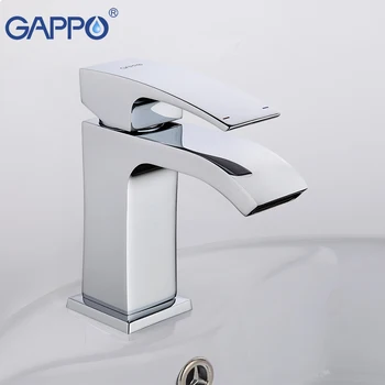 Gappo Krioklys Baseino Maišytuvai Matinio Aukso Gaucet Vonios Karšto Šalto Žalvario Maišytuvas Vonios Kriaukle, Maišytuvas, Bakstelėkite torneira