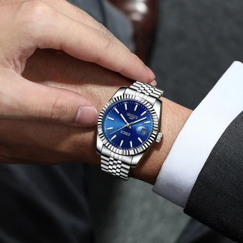 HAIQIN vyrų laikrodžiai 2020 Automatinė vyriški Laikrodžiai Viršuje prabangos prekės ženklo vyrai žiūrėti vandeniui mechaninis laikrodis vyrų Reloj hombres