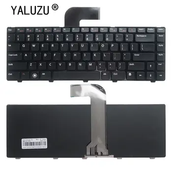 MUMS Klaviatūra DELL Inspiron 15R 5520 7520 0X38K3 65JY3 065JY3 Enginsh juodos spalvos nešiojamojo kompiuterio klaviatūra su karkasu