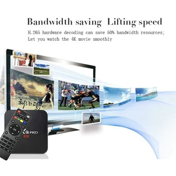 Namų WiFi RK3229 1G+8G TV Set-Top Box 4K HD Smart Media Grotuvas Android 10.0