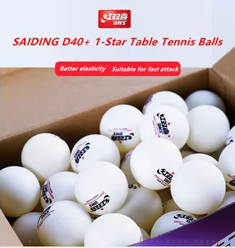 VSD 60balls 30balls stalo teniso kamuoliukai nauja medžiaga 1-žvaigždučių d40+ ABS kamuoliai, stalo teniso seamed 40 plastiko, poli ping pong kamuolys