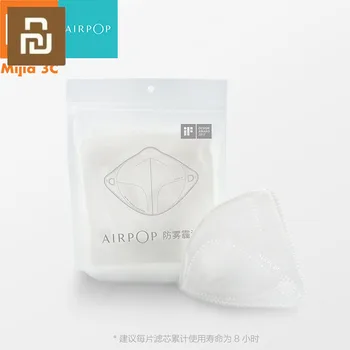 5 vnt Xiaomi Mijia Airpop Kaukė Pakeitimo Filtro Lusto KD2.5 Anti-migla Nešiojamų Dėvėti Kaukes Anti-smogas filtras